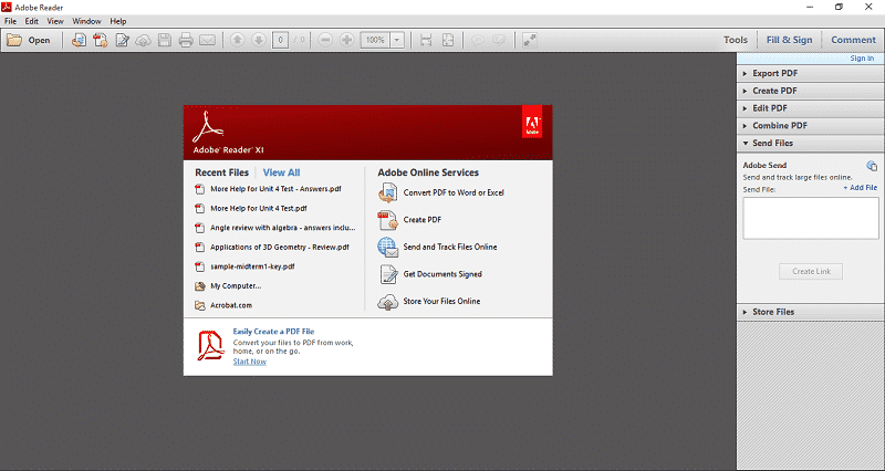 Adobe reader xi