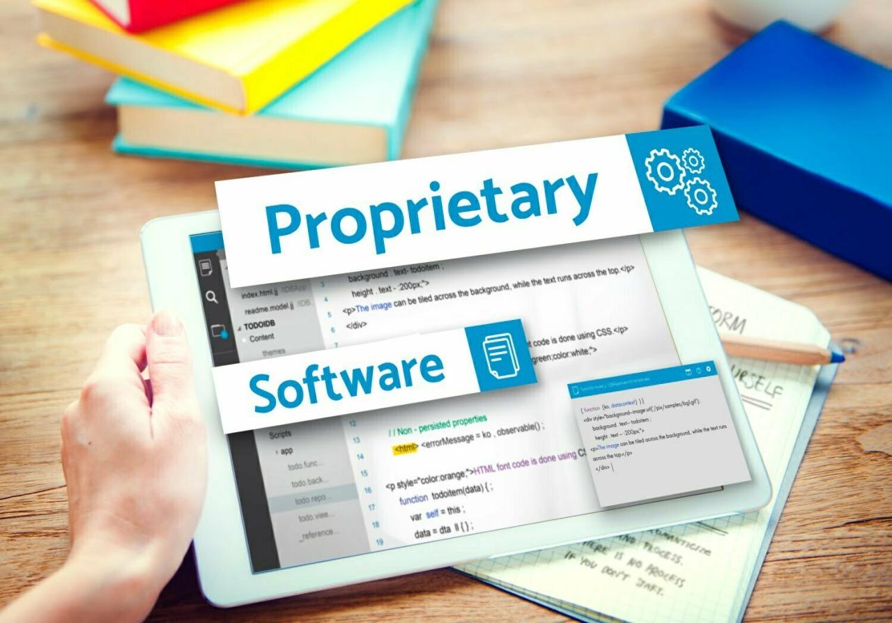 Proprietary software