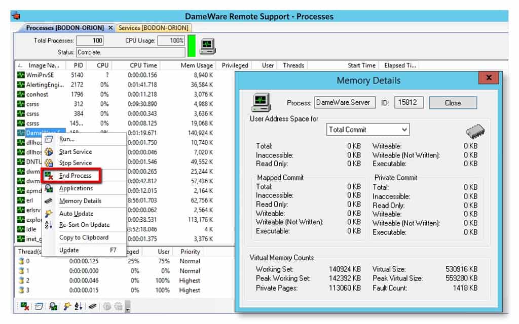 Remote network administration tools