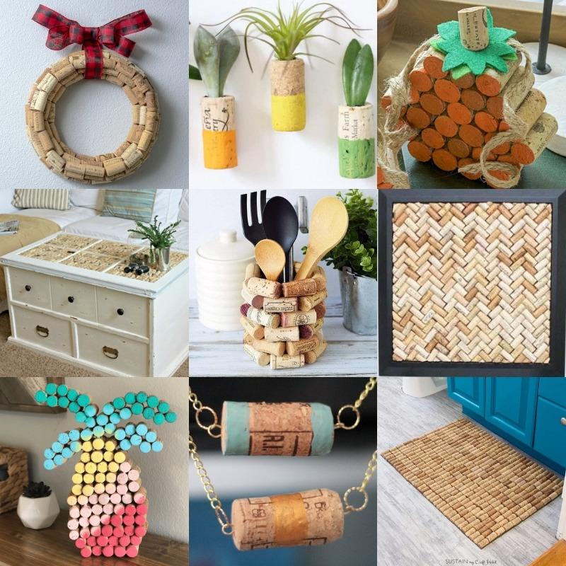 Wine cork crafts