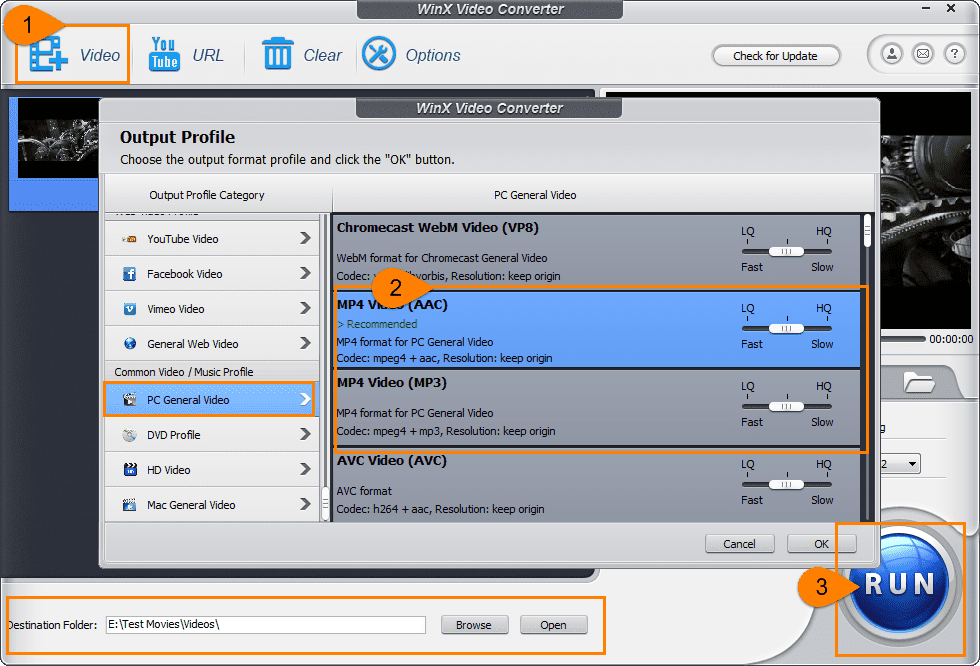 Webm to mp4 converter