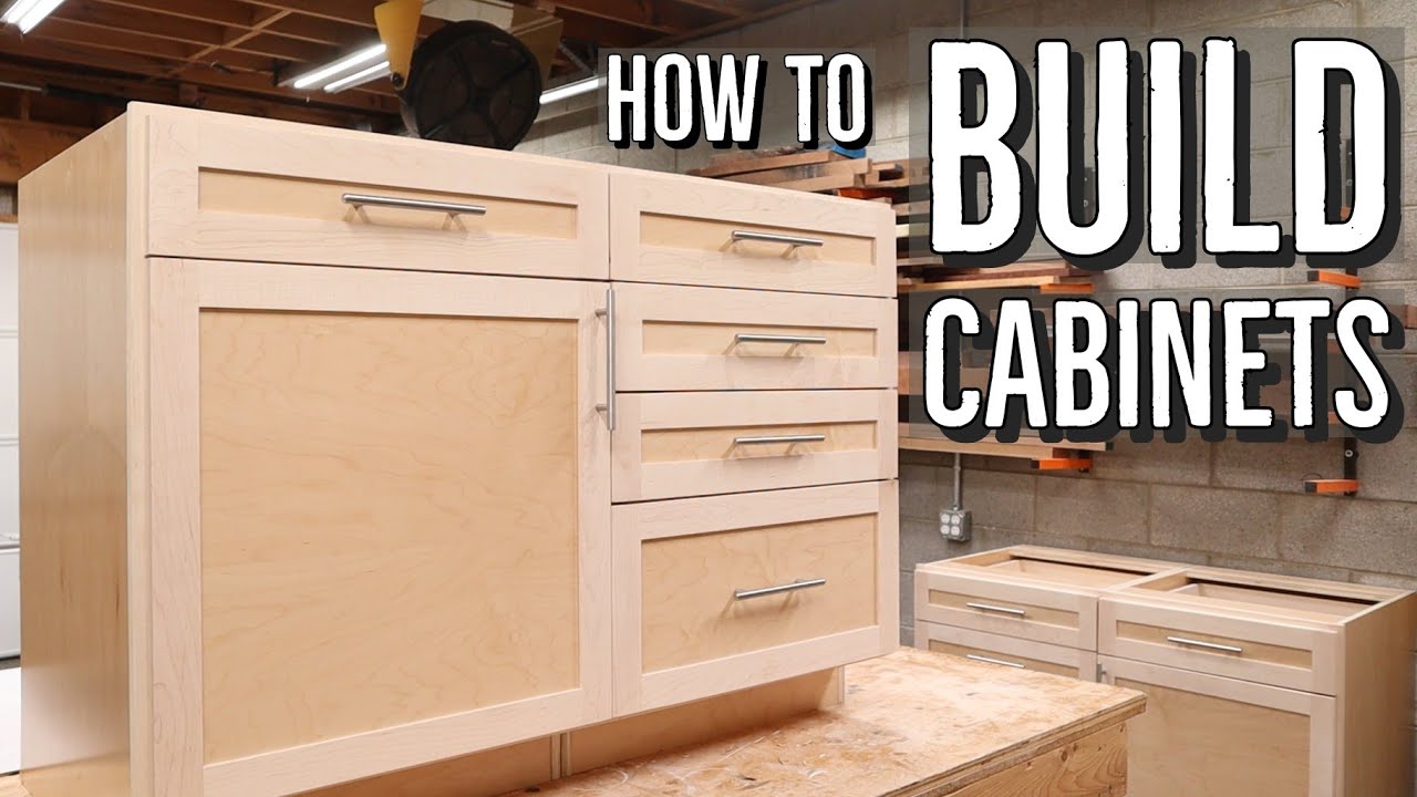 Building kitchen cabinets