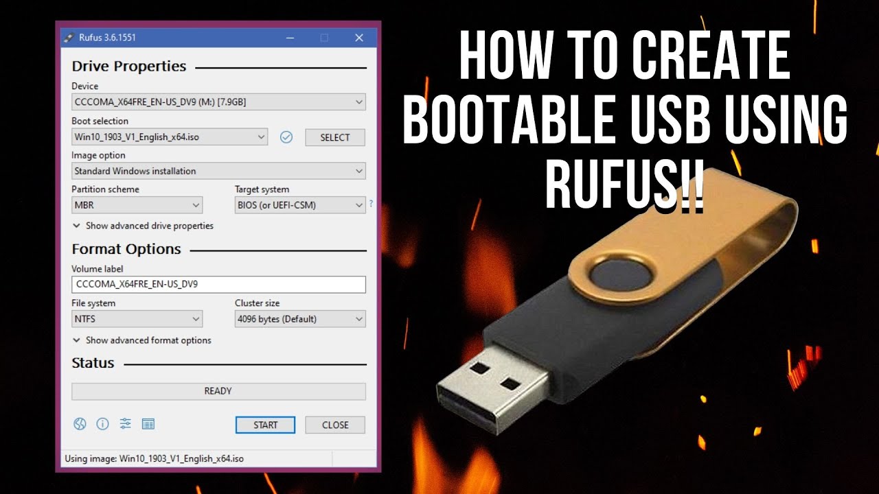 Rufus usb